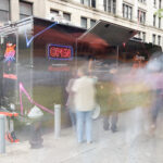 mobile pop-up food truck activation branded food truck Nvs visuals promo