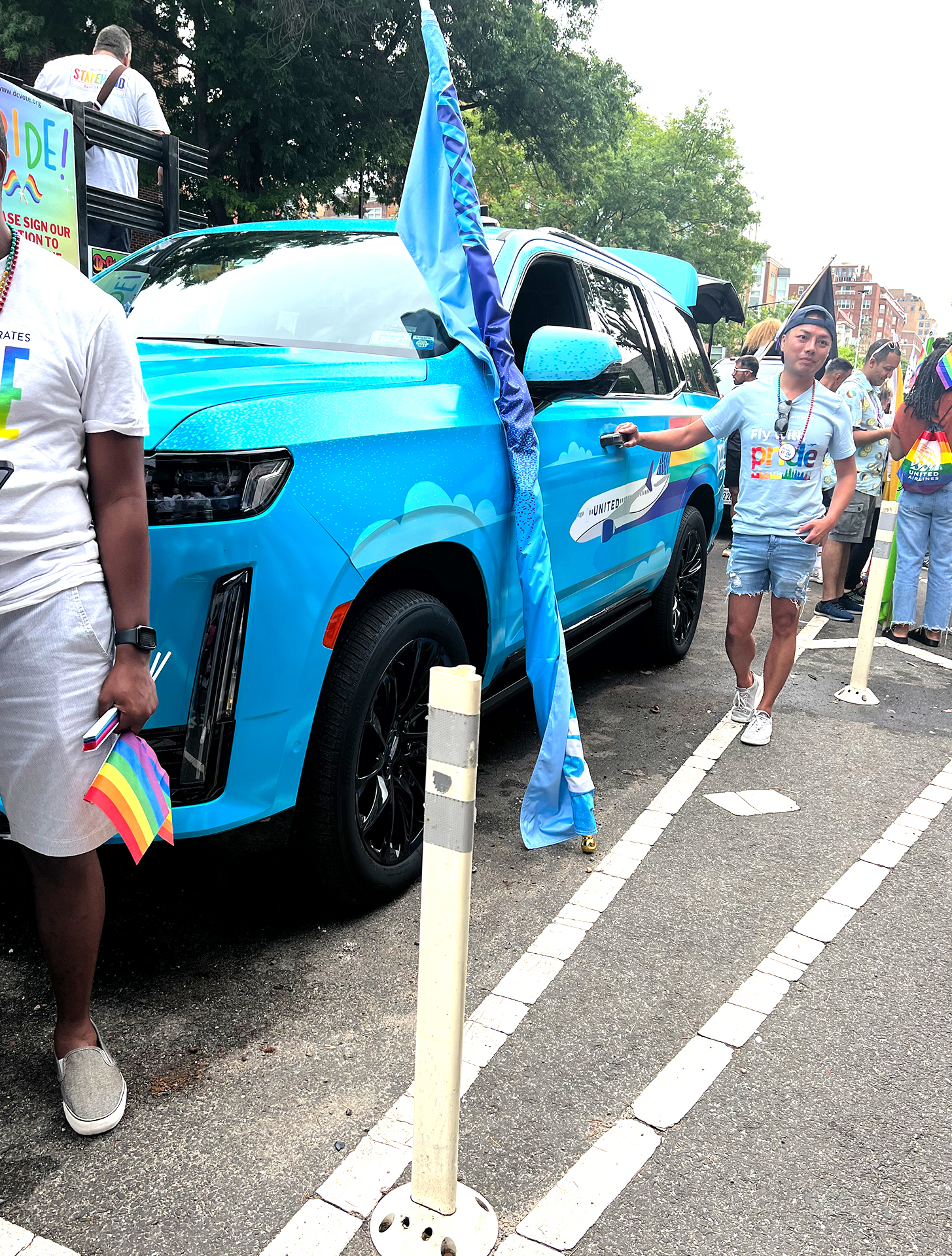 mobile experiential vehicle pride parade tour pop-up suv pickup branded food truck