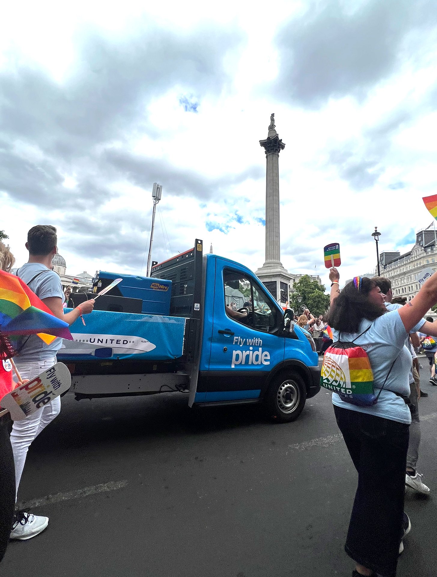 mobile experiential vehicle pride parade tour pop-up suv pickup branded food truck