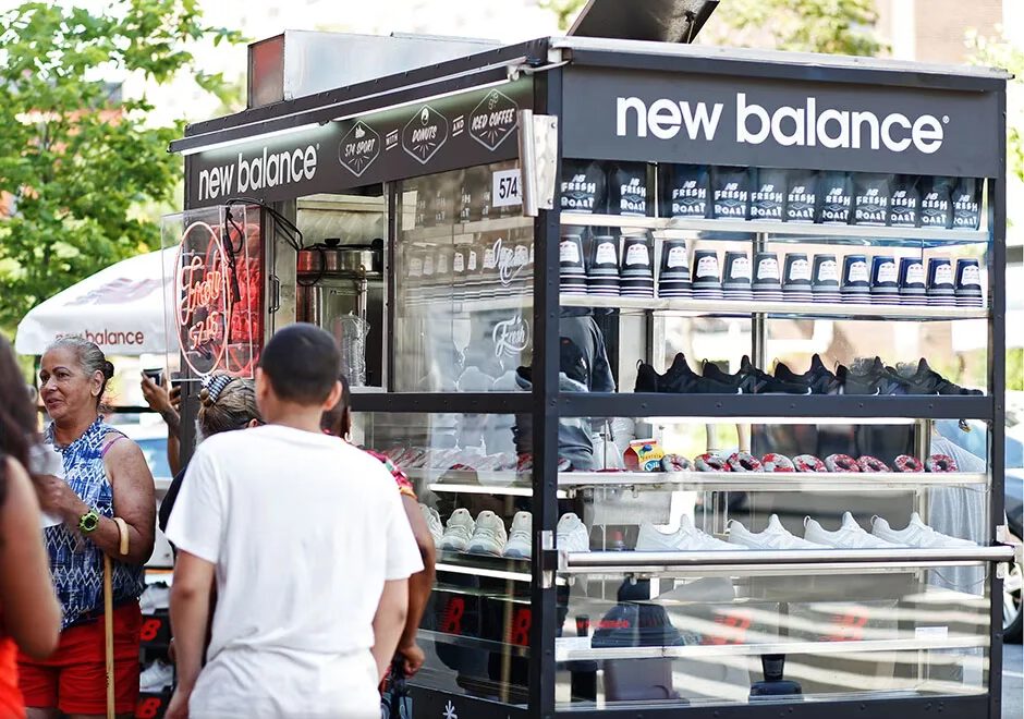 food cart branded pop up coffee cart activation