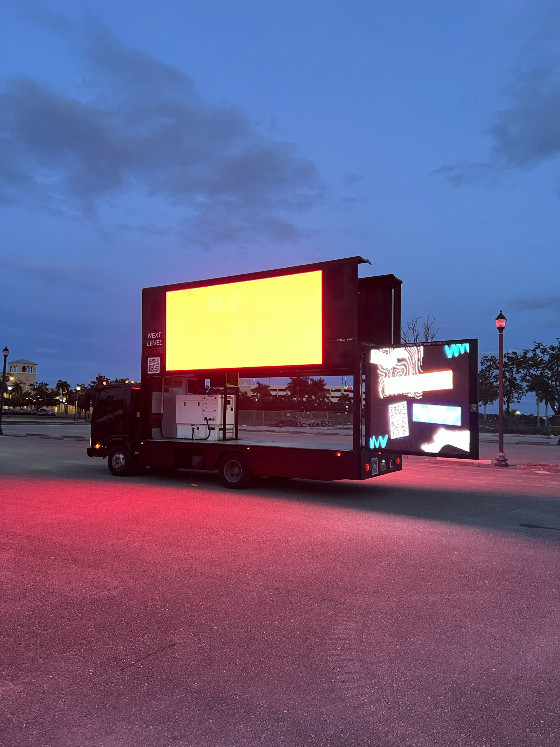 LED Truck Stage NVS Visuals branded activation experiential vehicle