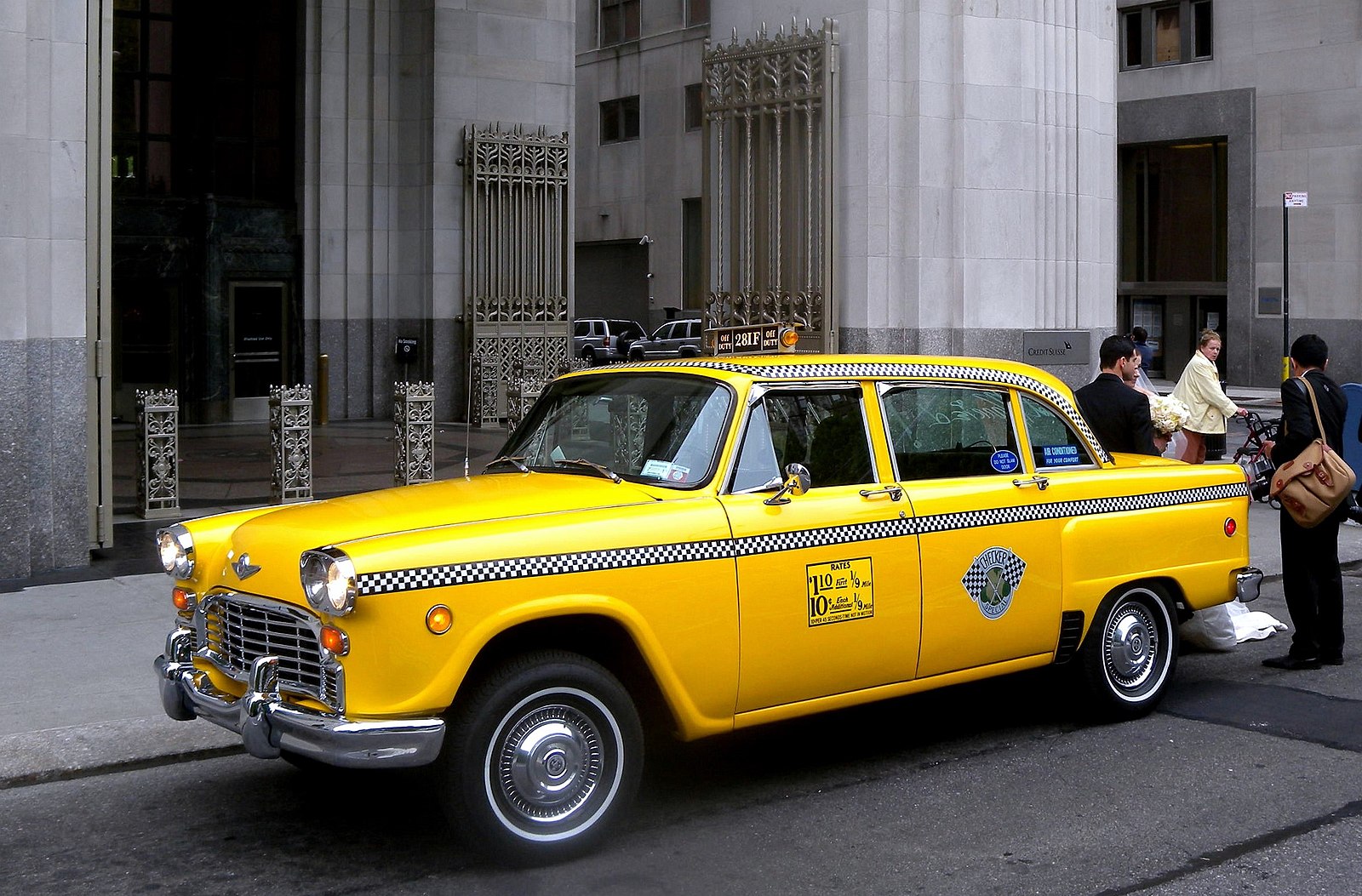 NYC Checkered cab branded activations sourcing visuals pop-up experiential vehicles