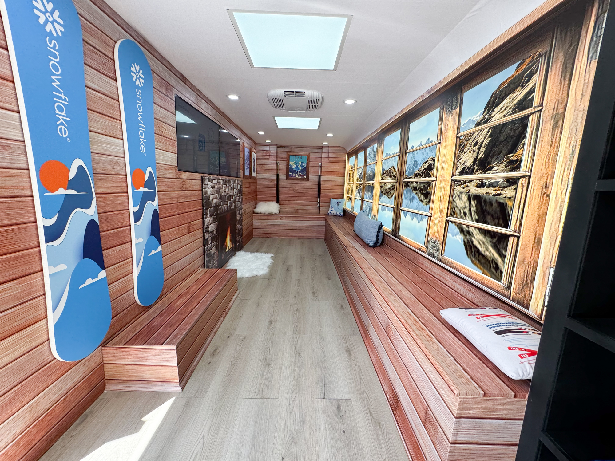 school bus promo activation branded campaign experiential vehicle activation