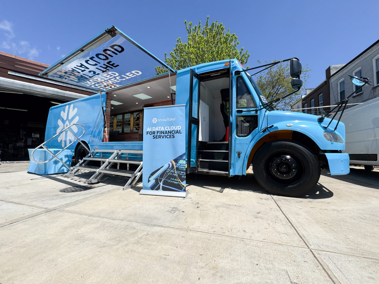 school bus promo activation branded campaign experiential vehicle activation