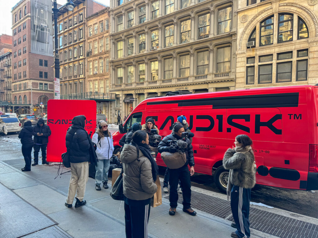 Tech Mobile Experiential Shuttle luxury van shuttle branded shuttle mobile pop-up-experiential mobile activation branded shuttle