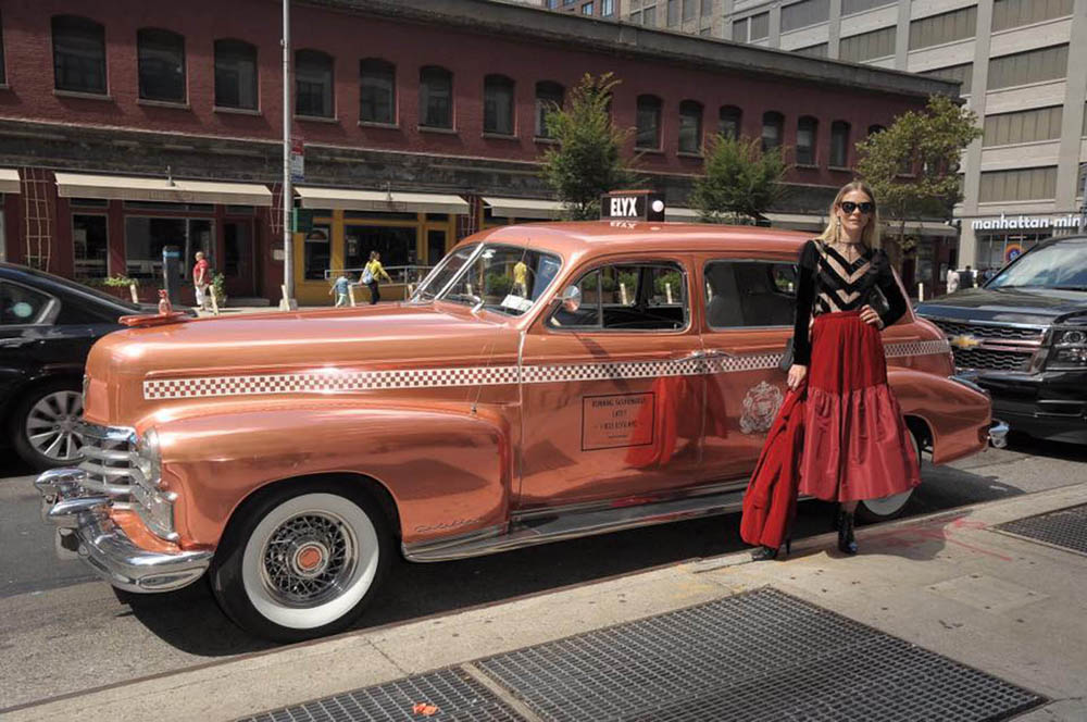 checkered cab rental taxi activations experiential pop-up nyc taxi style