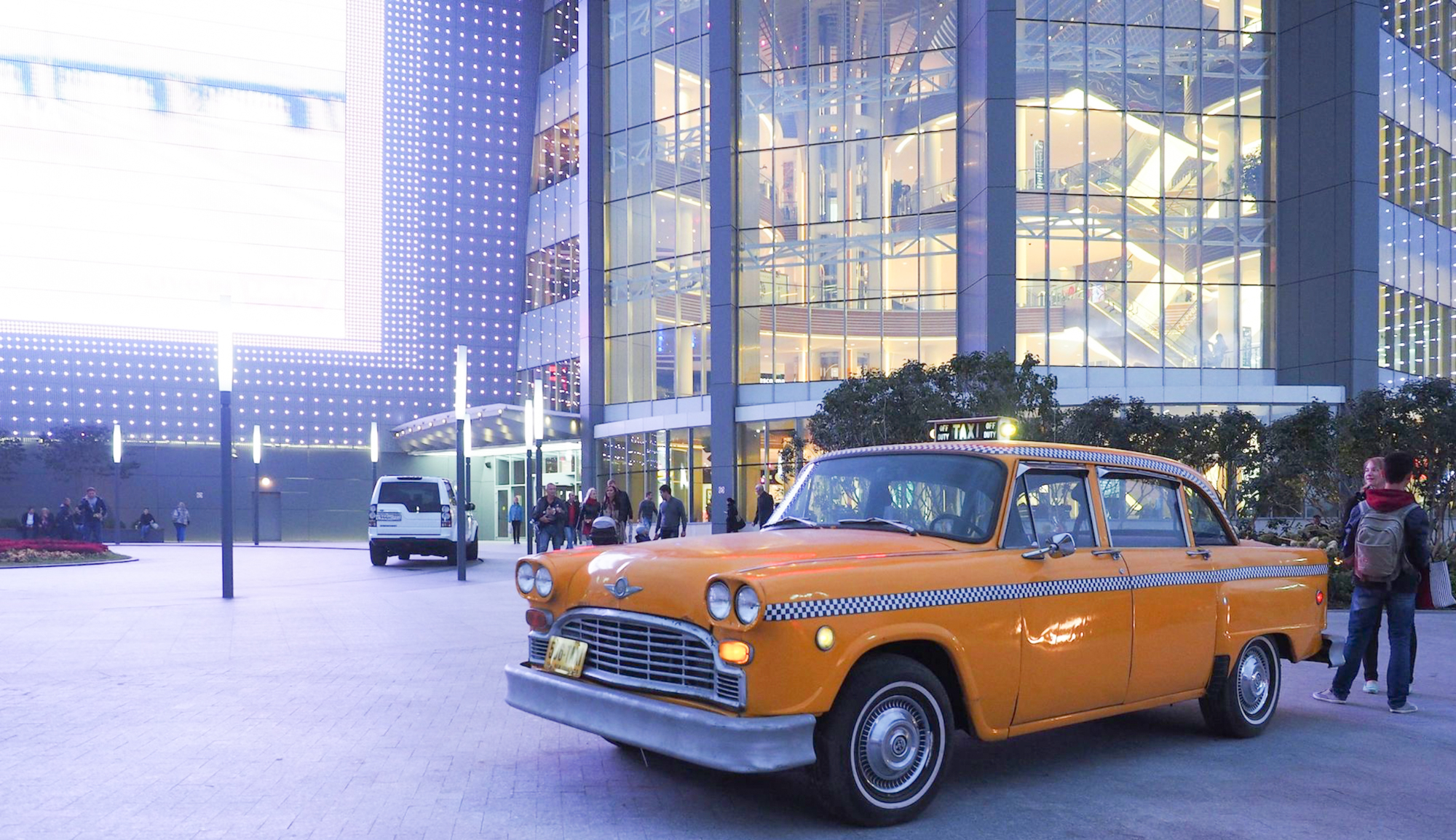 checkered cab rental taxi activations experiential pop-up nyc taxi style