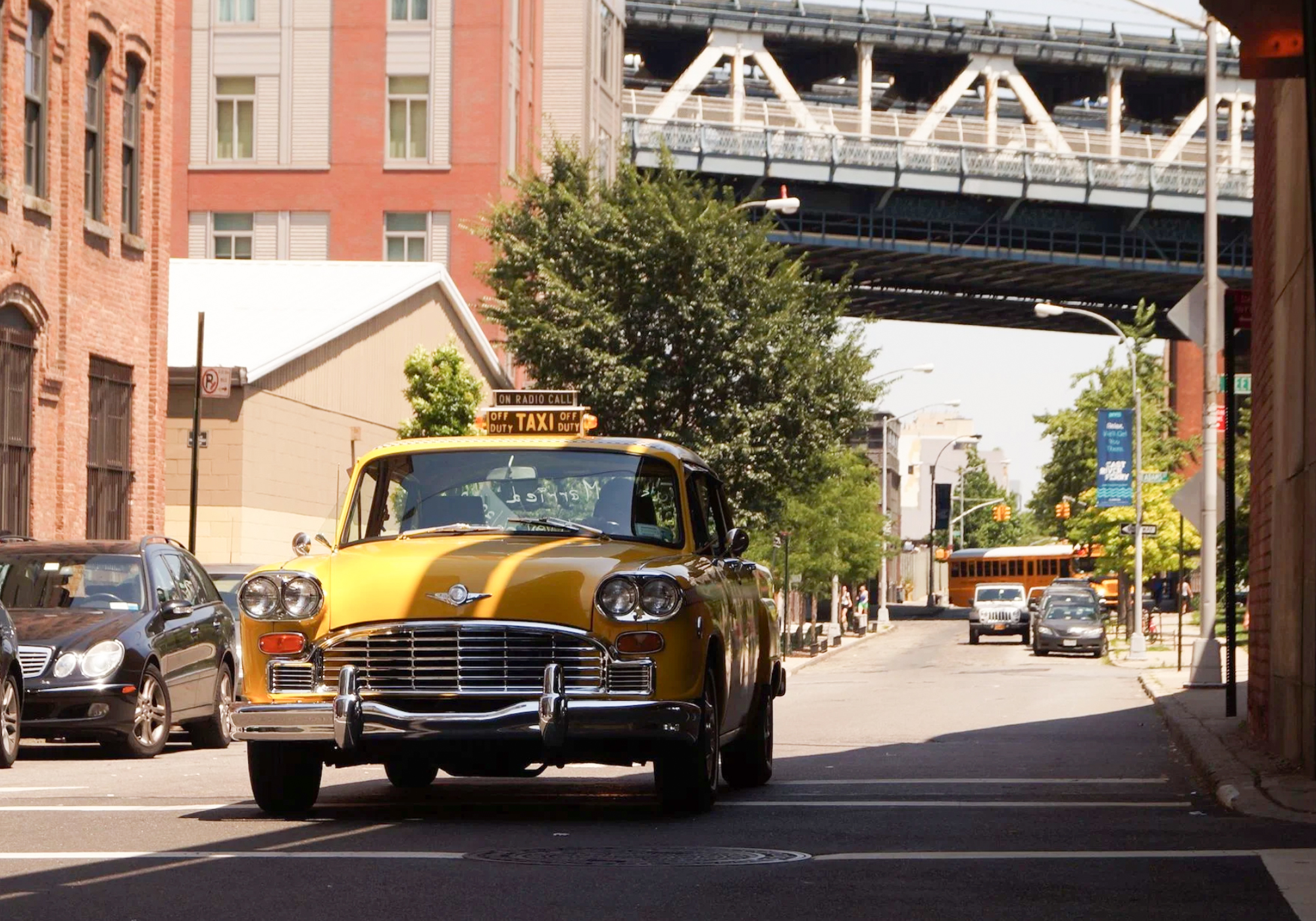 checkered cab rental taxi activations experiential pop-up nyc taxi style