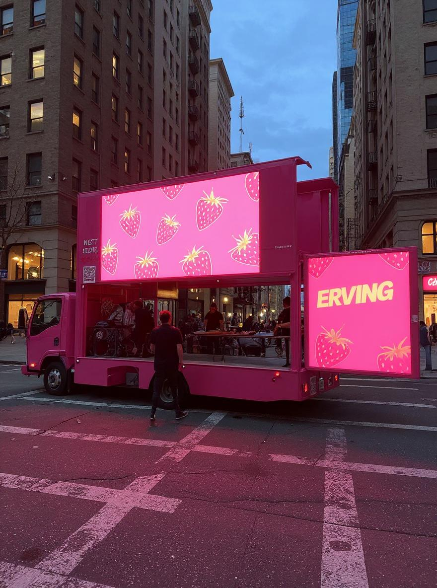 LED-truck-stage-pop-up-experiential-1 LED stage truck for rent Branded experiential campaign pop-up