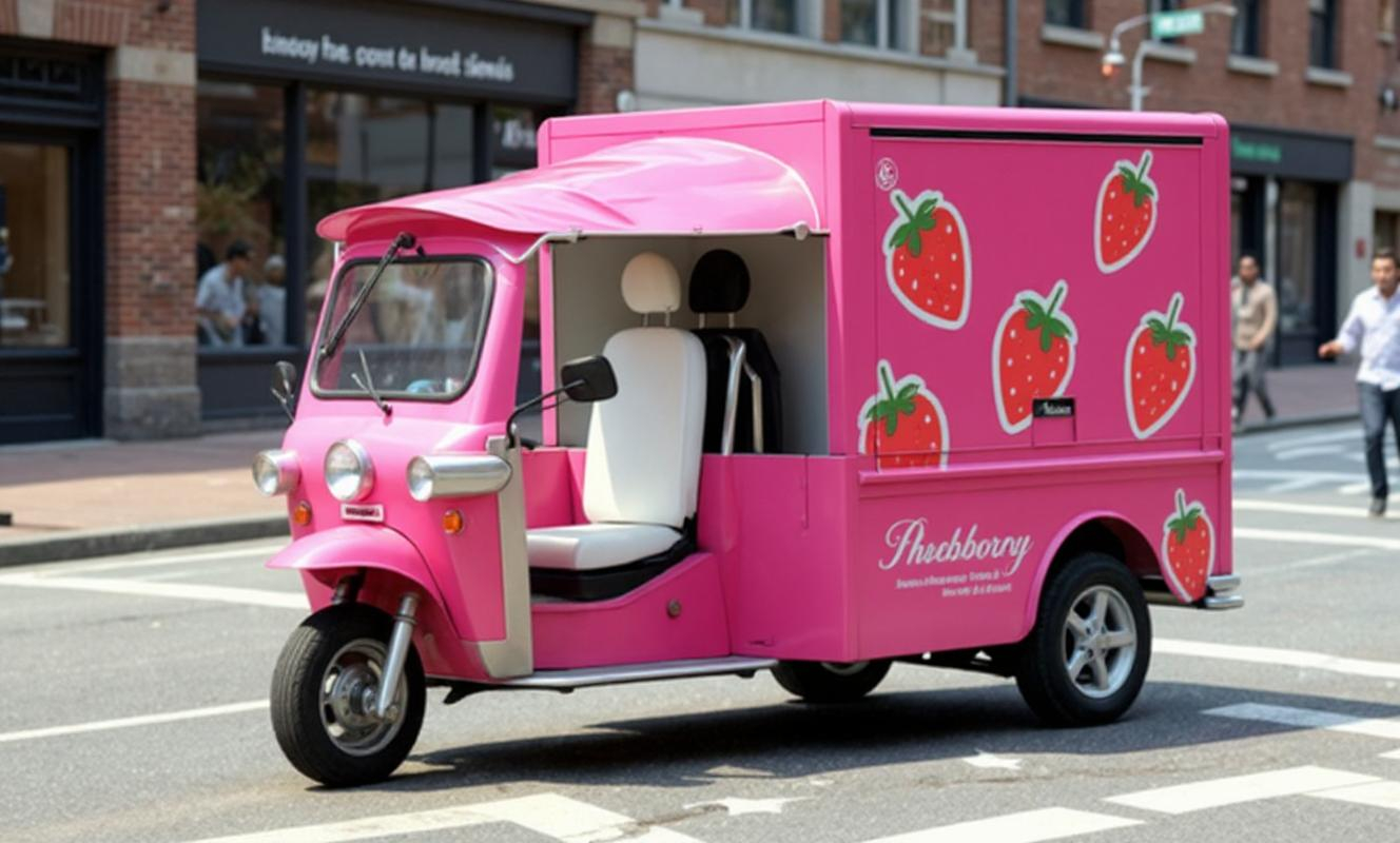 branded-tuk-tuk-promotional-activation-experineital-12 branded tuk tuk activation experiential trailer tuk tuk coffee pop up electric vehicle