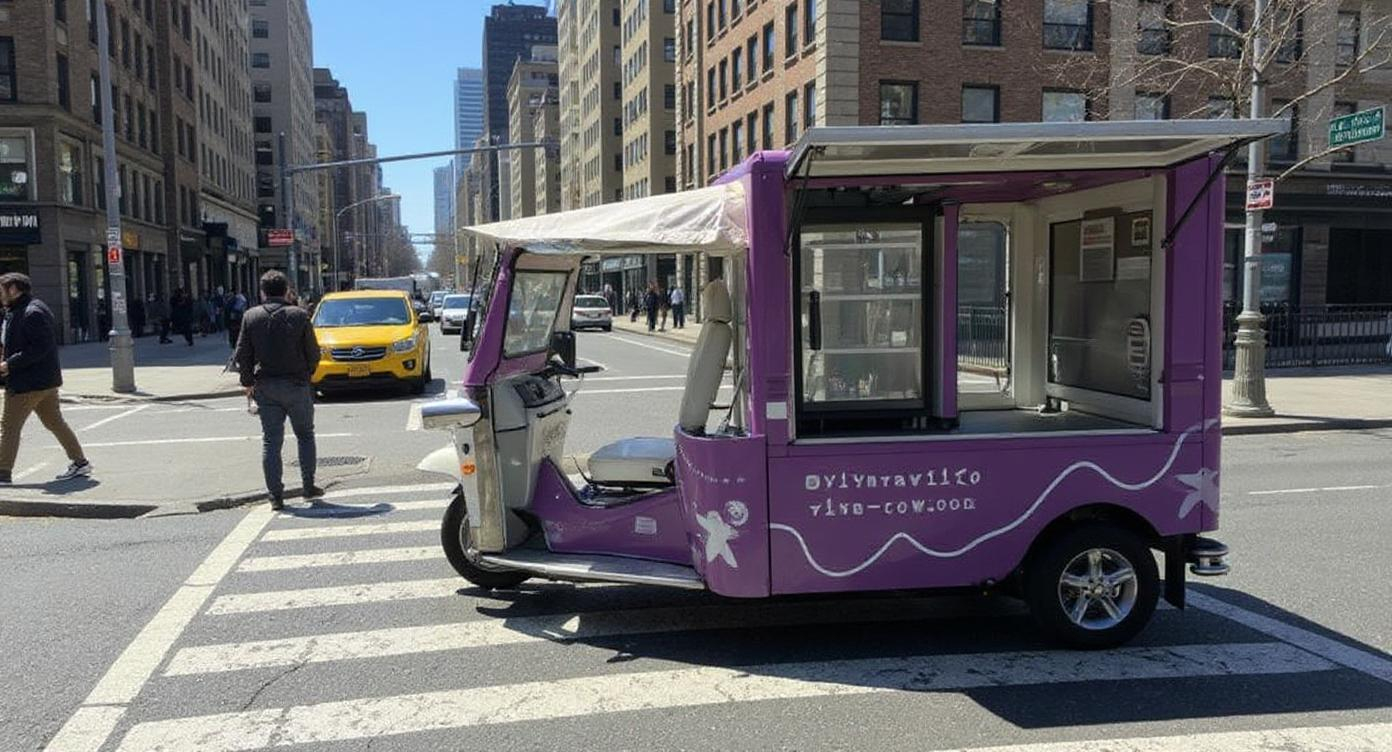 branded tuk tuk activation experiential trailer tuk tuk coffee pop up electric vehicle
