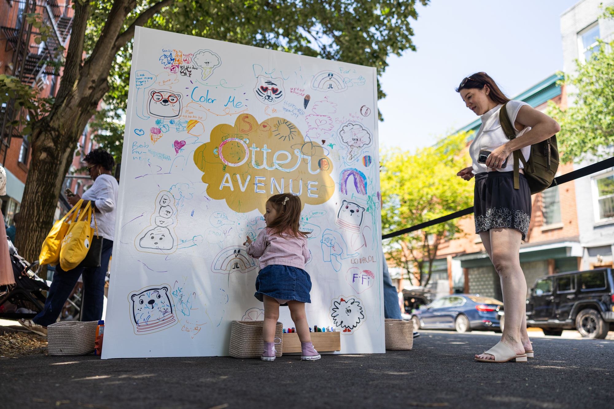 school bus pop up fabrication event graphics kids activation nvs visuals