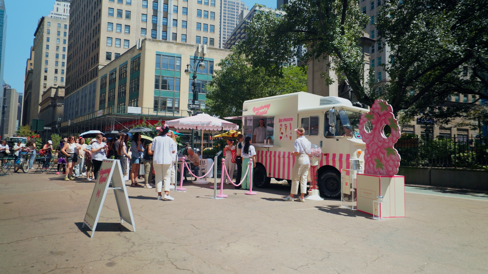 vintage food truck activation pop up holiday Joe malone pop up activation food truck vintage truck pop up