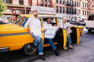 Vintage Checkered Cab Pop-Up – NVS Visuals5 Classic New York Checkered Cab converted into a branded experiential vehicle for retail and photo activations, wrapped and detailed in-house.