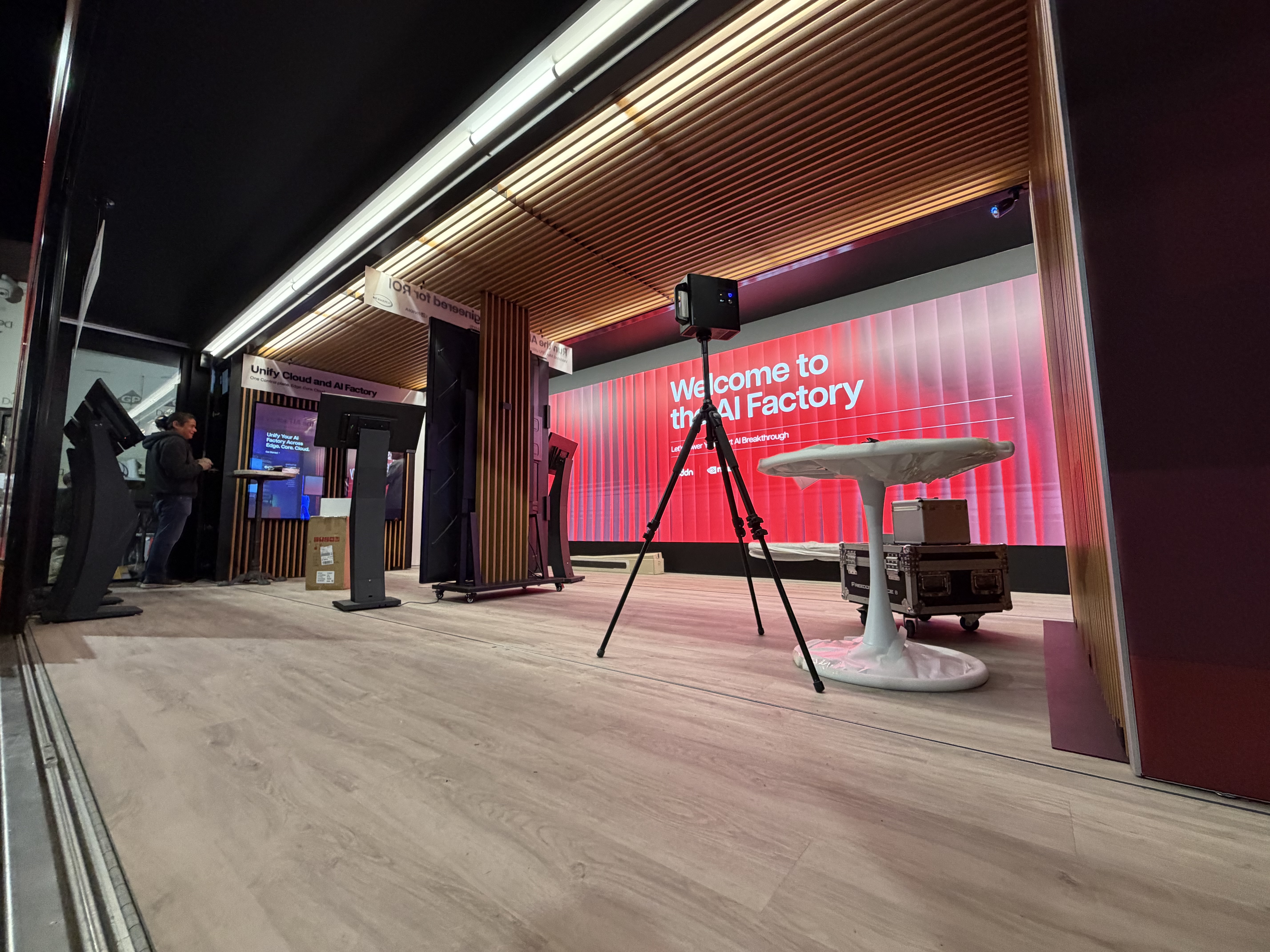 Ddn Finished Av Clean Install Finished DDN AI Factory interior with clean AV install — NVS Visuals