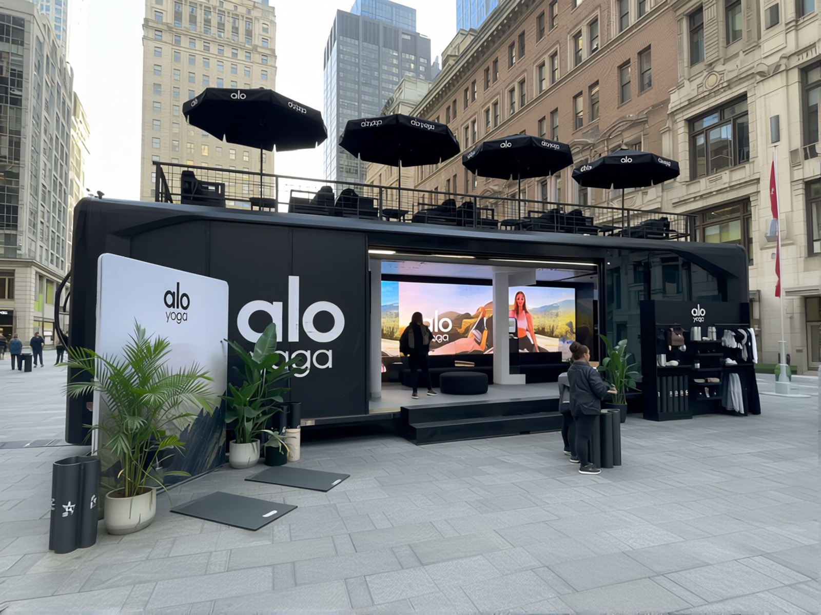 Expandable Trailer Fashion Brand Concept Render