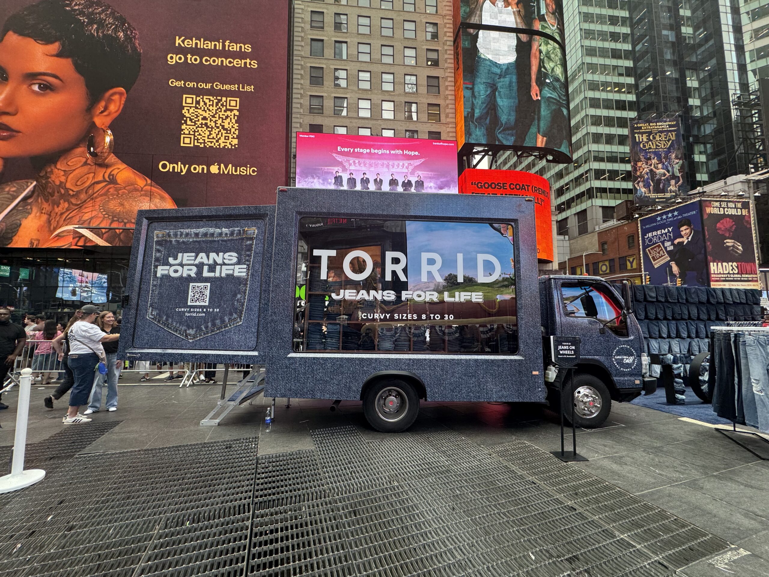 Torrid Glass truck experience pop up Torrid Glass truck experience pop up