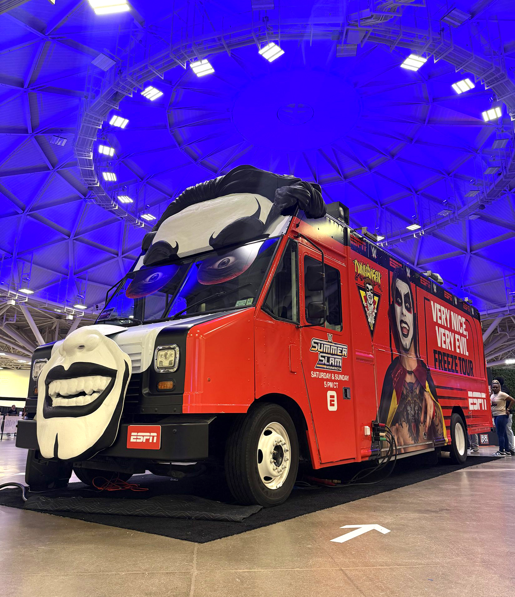 danhauzer freeze our ice cream truck WWE ESPN activation nvs visuals