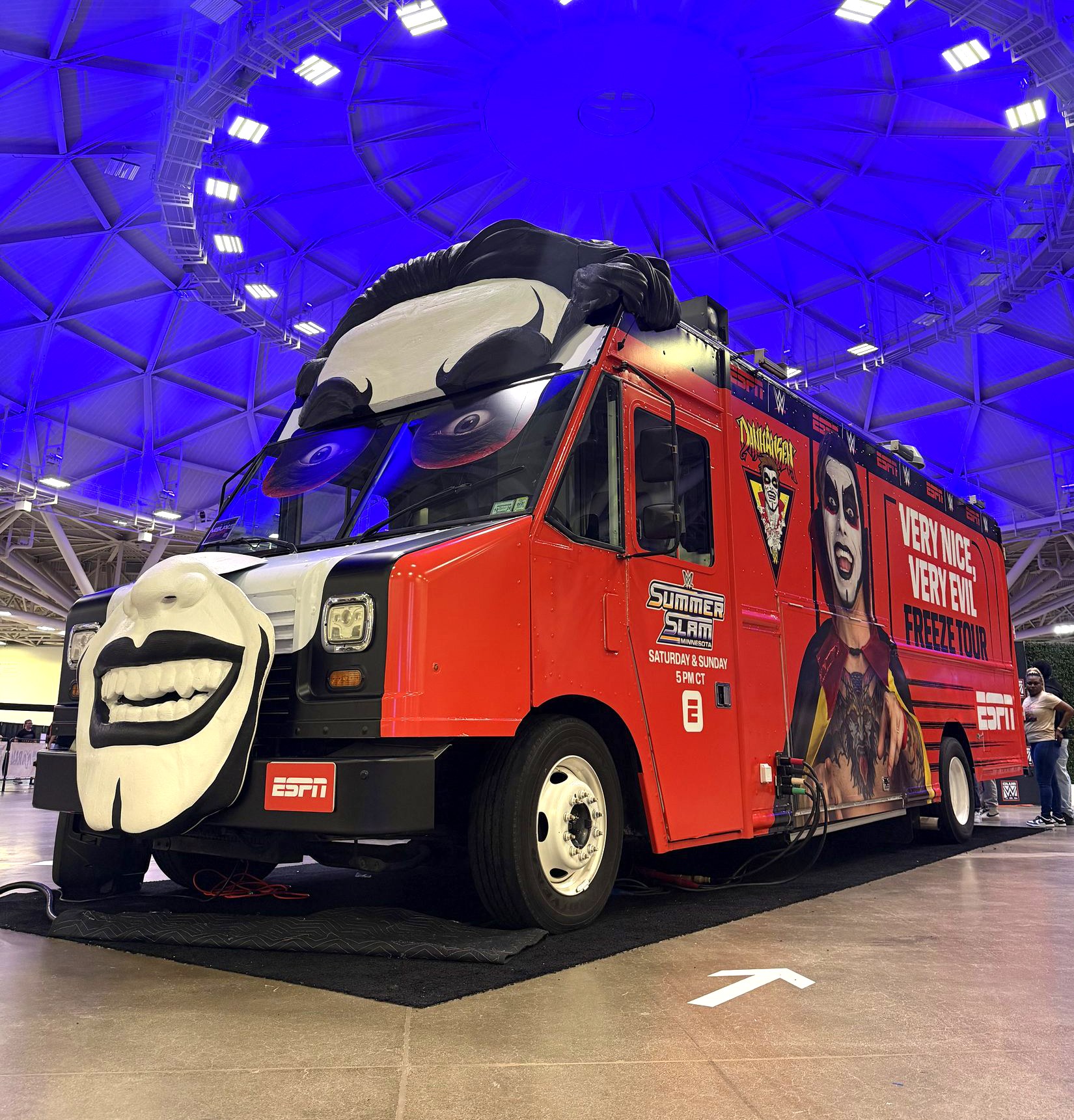 danhauzer freeze our ice cream truck WWE ESPN activation nvs visuals